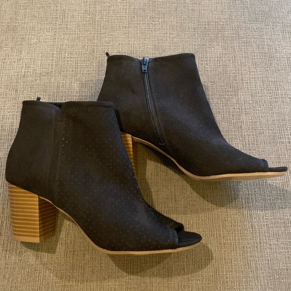 Old Navy Peep Toe Booties